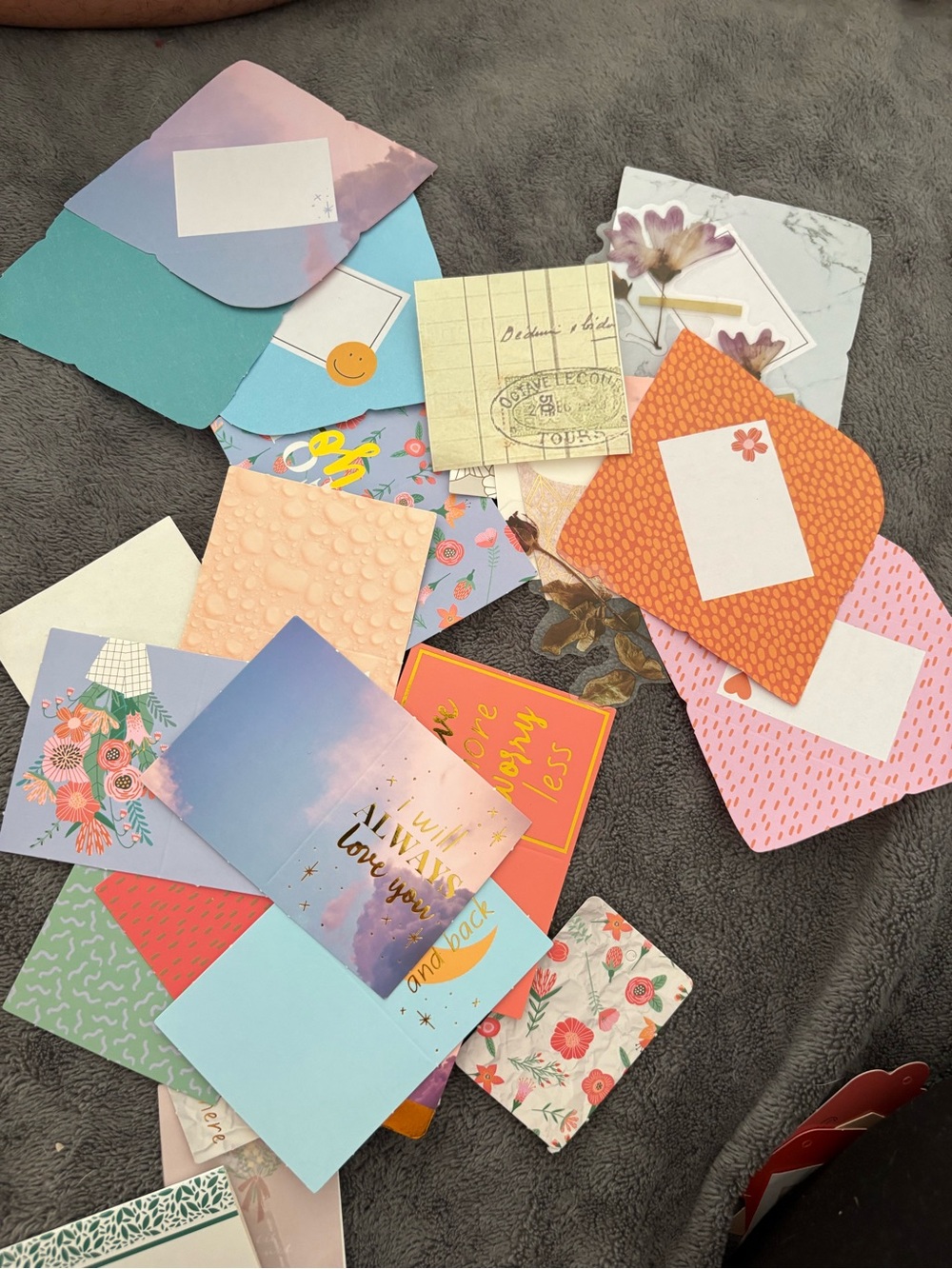 30pc Mini Assorted Decorative scrapbook pieces